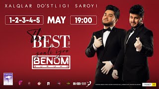 Benom guruhi quotXalqlar do’stligiquot saroyida “The Best2” jonli ijrodagi konsert dasturi 2024 [upl. by Einnel]