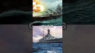 Bismarck vs Hms hood history worldwar2 bismarck hood titanic yamato iowa [upl. by Aennyl]