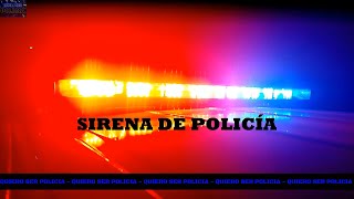 Efecto de Sonido de Sirena de Policia  Sirena de Patrulla [upl. by Yral]