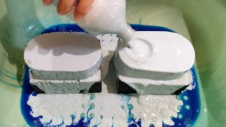 Ty d Bol Recycled Paste Laundry Pods Recycled and Holi Powders and Fake Rinse 💙 ASMR [upl. by Irrab211]