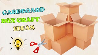 Cardboard box craft ideas  Diy wall decor ideas  pishta shells craft ideas cardboardcraft diy [upl. by Atiek332]