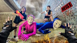 Parkour MONEY HEIST Season 1  No ESCAPE Cant SURVIVE from POLICE chase BELLA CIAO REMIX  POV [upl. by Emily]