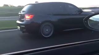 Vw golf 7 Gtd vs Bmw serie 1 M [upl. by Ylrrad252]