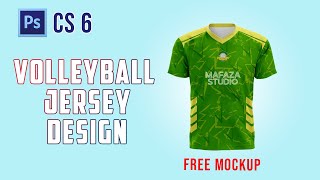 Jersey Mockup Photoshop Cs 6  Tutorial Photoshop  Free Mockup [upl. by Encratis]