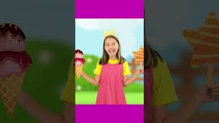 Ice Cream Song and Lollipop  Hokie Pokie Kids Videos  shorts  №3 [upl. by Ffirahs]