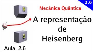 A representação de Heisenberg  Mecânica Quântica 1  Aula 26 [upl. by Ermengarde748]