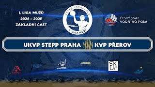 I liga muži  UKVP Stepp Preha vs KVP Přerov [upl. by Kcod]