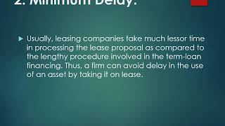 Advantages of lease to lessee [upl. by Aztin44]