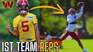 The Washington Commanders NEW QB Looks ELECTRIC at Training Camp  Commanders Camp News [upl. by Range37]