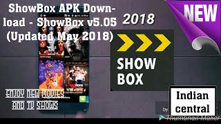 ShowBox APK Download  ShowBox v505latest Updated May 2018 [upl. by Alyakem]