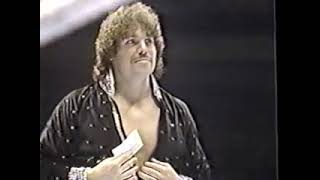 WWF 1986  Leaping Lanny Poffo RIP has a poem for us all [upl. by Ashla260]