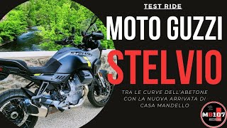 Test Ride Moto Guzzi Stelvio tra le curve dellAbetone [upl. by Kirstin]