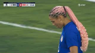 Trinity Rodman USWNT v Costa Rica  Friendly July 16 [upl. by Welby]