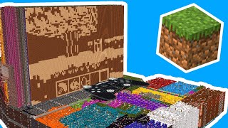 I made Minecraft in Minecraft with redstone [upl. by Rimisac]