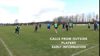 Rugby Running Lines Drill from Newcastle Flacons [upl. by Einhpad]