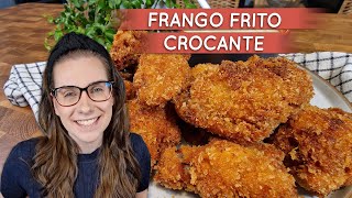 O MELHOR FRANGO FRITO SUPER CROCANTE E DELICIOSO [upl. by Notserc]