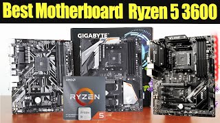 Best Motherboard for AMD Ryzen 5 3600 B450 chipset [upl. by Ayhtak]