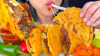 ASMR Cheesy Birria Tacos  Eating Sounds  Mukbang  ASMR Phan [upl. by Felipe245]