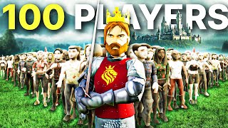 100 Players Simulate Medieval War in Project Zomboid [upl. by Elwira]