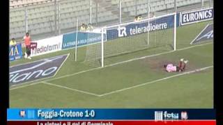 Fc Crotone  FoggiaCrotone 10  La sintesi ed il gol di Germinale [upl. by Ahsenat]