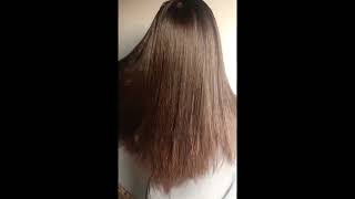 Hair straighteninghair smoothinghair straightenervery easy permanent hair straightening 💆 [upl. by Atteve689]