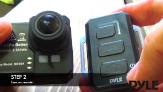 How to Pair WIFI Remote with Pyle Expo Action Camera PSCHD90 [upl. by Fontana551]