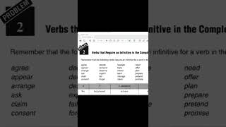 Verbs and infinitive base form grammar pre TOEFL toefl ashrafahmy english englishlanguage [upl. by Adnawyt70]