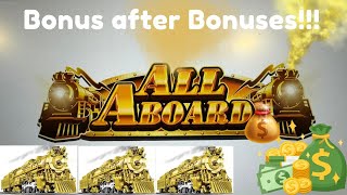 I won on All Aboard Dynamite Dash Slot Machine allaboard slots konamislots slotwins casinoslots [upl. by Gnart752]