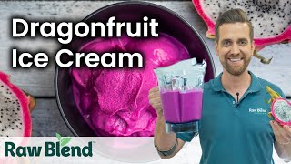 How to make Dragonfruit Ice Cream in a Vitamix Blender  Recipe Video [upl. by Okikuy]