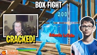 Benjyfishy Challenged LeTsHe to 1v1 Boxfight and this happened [upl. by Wade]