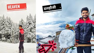 Frist Snowfall of 2023  Dalhousie Himachal Pradesh  Live Snowfall [upl. by Mitman]