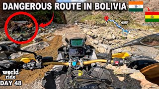 Indians Entering ☠ Death Road In Bolivia 🔥 Cherry Vlogs [upl. by Reginnej]