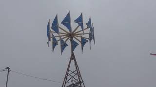 Sail Wind Turbine  SWT  Prototype  VAWT  HD [upl. by Drapehs256]