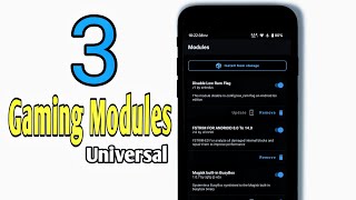 Top 3 Android quotGAMINGquot Magisk Modules 2024 [upl. by Kaila231]