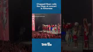 Chappell Roan calls the Hogs at concert in Arkansas [upl. by Anahoj819]