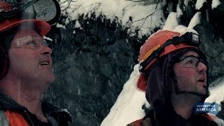 Shooting Down Giant Icicles  Railroad Alaska [upl. by Underwood]