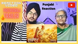 Prithviraj Official Trailer Reaction  Akshay Kumar Sanjay Dutt Sonu Sood  Punjabi Reaction [upl. by Midas]