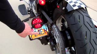 Yamaha V Star 950 Blue Collar Bobber walk around [upl. by Norrehs469]