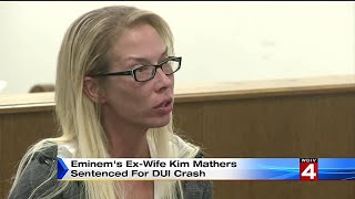 Eminems exwife Kim Mathers sentenced for DUI crash [upl. by Arimaj]