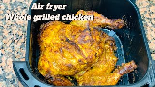 Restaurant Grilled Chicken In Air Fryer 🔥 ഫുൾ ചിക്കൻ Air Fryer ഉപയോഗിച്ച് perfect ആയി ഉണ്ടാക്കാം [upl. by Dnomasor]