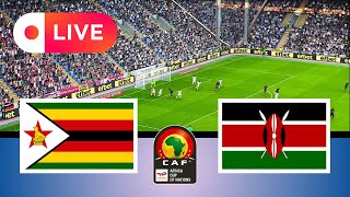 🔴 LIVE ZIMBABWE VS KENYA  Africa Cup of Nations Qualifying 2024  eFootball PES Simulation [upl. by Kursh247]