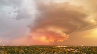 STORM  BASEBALL HAIL OVER EDMOND OK [upl. by Leor]