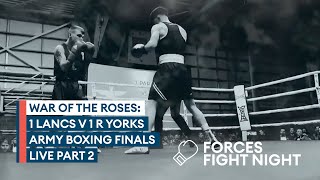 LIVE Forces Fight Night Part 2 Army Boxing Finals 2024 [upl. by Eceinehs229]