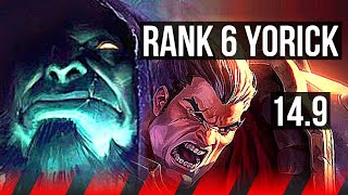 YORICK vs DARIUS TOP  Rank 6 Yorick 1100 games  KR Master  149 [upl. by Joacima]