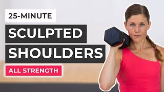 25Minute Dumbbell Shoulder Workout [upl. by Merth640]