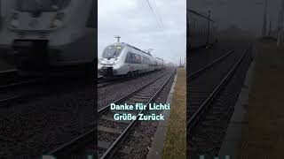 S4 Markkleeberg Gaschwitz Einfahrt Eilenburg Danke für Lichti Grüße Zurück [upl. by Afihtan]