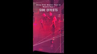 Side Effects Outro Stray Kids Maniac Tour in Manila Day 1 [upl. by Adilen]