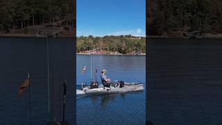 Catching Largemouth on New ​⁠bonafidefish XTR 130 kayakbassfishing bassfishing fishing shorts [upl. by Ahsaelat]