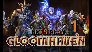 Learning the Ropes  Gloomhaven 1 Lets Play Hardest Difficulty Guildmaster Run [upl. by Perr]