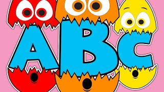 Learn the Alphabet Letters Song  Cartoon Toddler Learning Video  ABCs  Baby Big Mouth Buddies [upl. by Aeriela993]